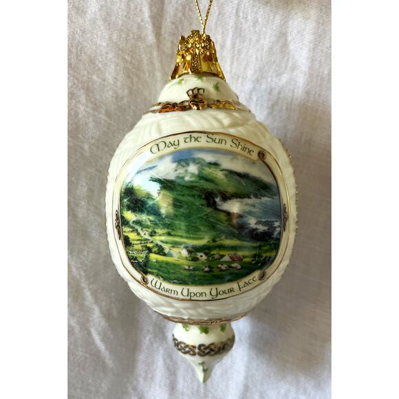 Bradford Exchange Irish Blessings Porcelain Ornament Collection (Set of 3) - Picture 1 of 6